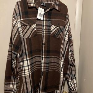 Original Deluxe Brown Plaid Shirt